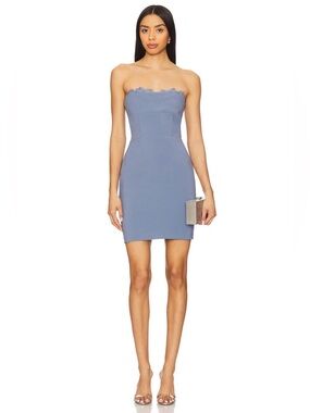 NWT - Melani Mini Dress in Slate Blue - ASTR the Label - Medium